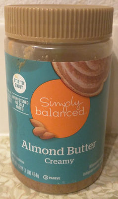 Creamy almond butter