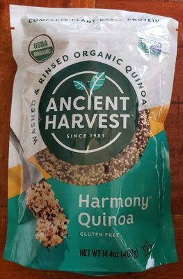 Ancient harvest, quinoa organic tri-color grains harmony blend