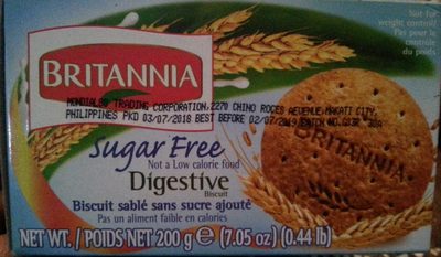 Britannia Sugar Free Digestive Biscuit