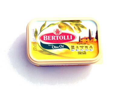 Bertolli spread made with olive oil