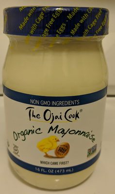 Organic mayonnaise with cagefree eggs