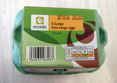 Large free range eggs