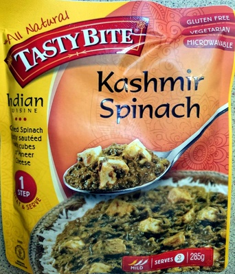 Mild indian kashmir spinach sauteed spinach simmered with paneer cheese, indian kashmir spinach