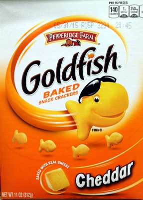 Goldfish Backed Snack Crackers Cheddar