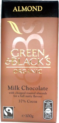 Green & black's organic chocolate almond