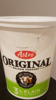 Astro Original 3% Plain Dahi (yogourt)