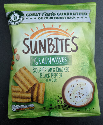 Grainwaves Sour Cream & Cracked Black Pepper Flavour