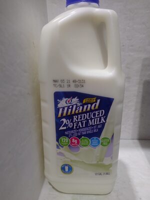 2% reduced fat milk