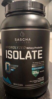 Hydrolyzed Whey Protein ISOLATE Coconut