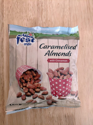 Caramelised almonds