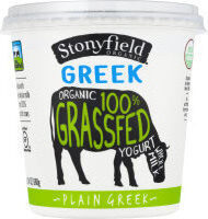 Organic Plain Grassfed Greek Yogurt