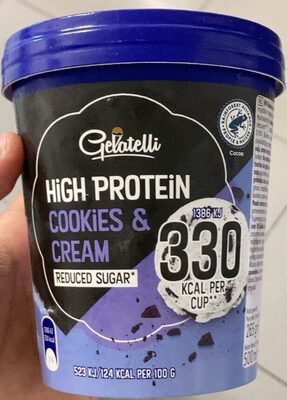 High protein cookies & cream