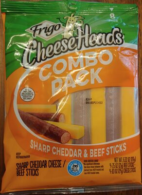 CheeseHeads Combo Pack Sharp Cheddar & Beef Sticks