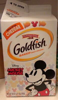 Goldfish Baked Snack Crackers, Special Edition Cheddar