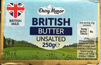 British butter unsalted