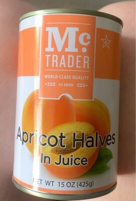 Apricot halves in juice