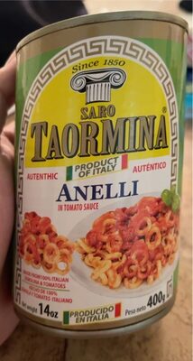 Anelli in tomato sauce