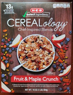 Cerealology Chef-Inspired Blends Fruit & Maple Crunch Cereal