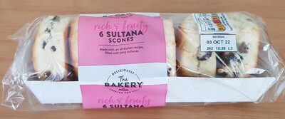 6 Sultana Scones