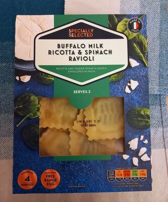 Buffalo Milk Ricotta & Spinach Ravioli