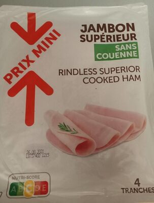 Jambon supérieur sans couenne