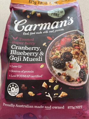 Cranberry, Blueberry & Goji Muesli