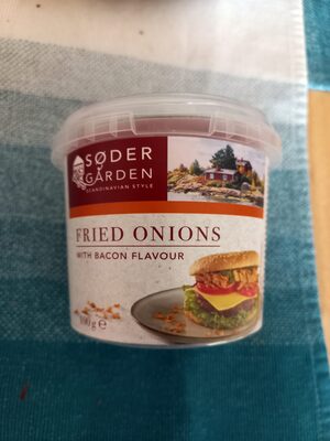 Fried onions with bacon flavour