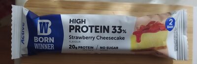 Born Winner BW Active High Protein 33% Strawberry Cheesecake Bar