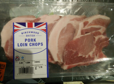 British pork loin chops