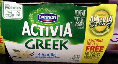 Activia Greek Vanilla