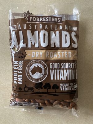 Australian Almonds Dry Roasted