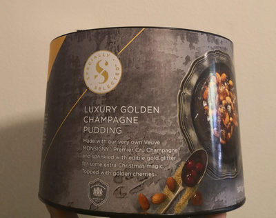 Luxury Golden Champagne Pudding