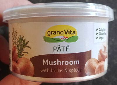 Mushroom Pâté with herbs and spices