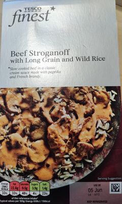 Beef Stroganoff with Long Grain and Wild Rice