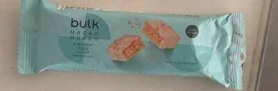 Munch Brilliant Birthday Cake Flavour High Protein Bar