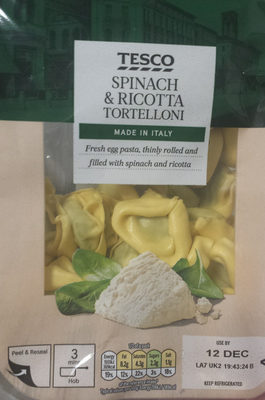 Spinach and Ricotta Tortelloni