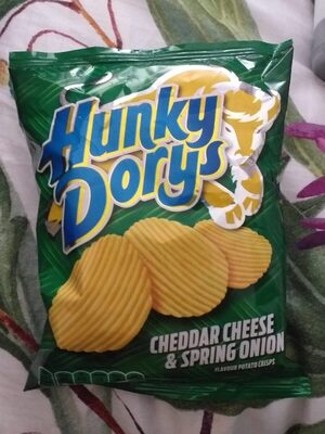 Hunky Dorys Cheddar Cheese and Spring Onion Crisps