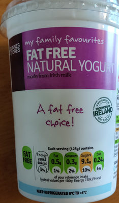 Fat Free Natural Yogurt