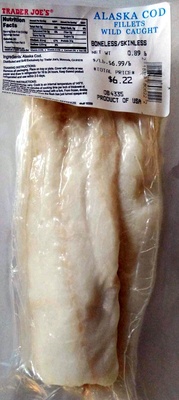 Alaska Cod Fillets Wild Caught