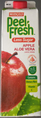 Peel Fresh Less Sugar Apple Aloe Vera Juice Drink