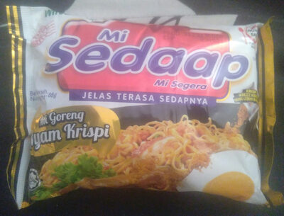 Mi sedaap. Mi segara. Jelas terasa sedapnya. Mi goreng ayam krispi