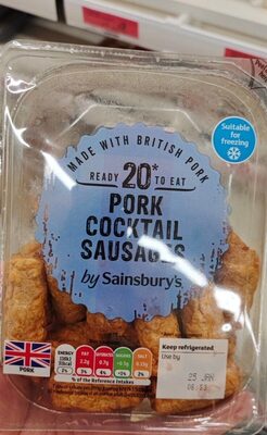 Pork cocktail sausages