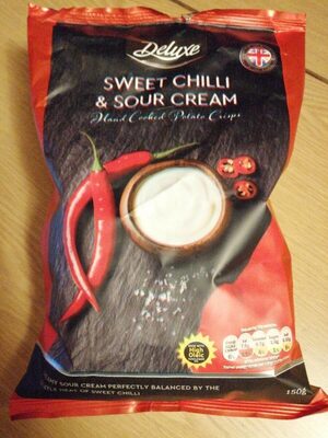 Deluxe Sweet Chilli & Sour Cream Hand cooked Potato Crisps