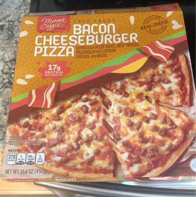 Bacon cheeseburger pizza