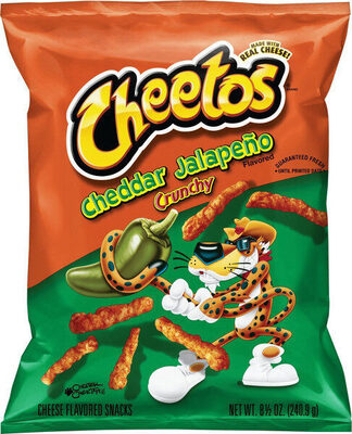 Cheddar jalapeno Crunchy snacks