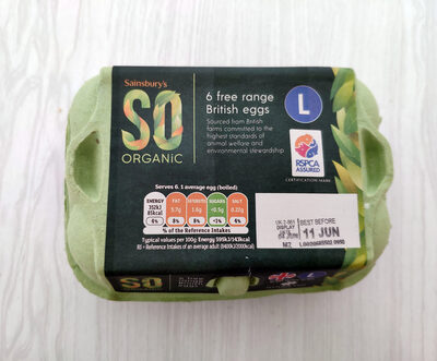 Free range British eggs Large