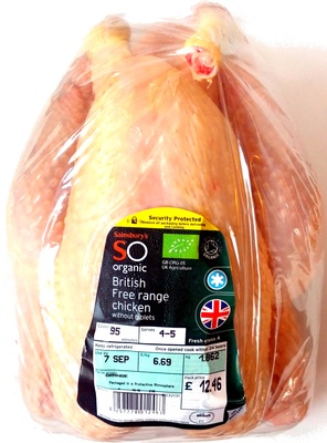 British Organic Free range Chicken