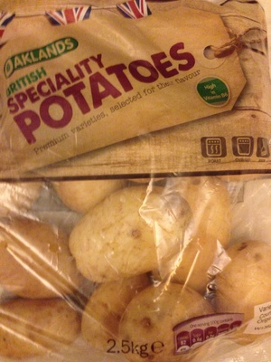 British speciality potatoes