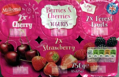 Berries & Cherries Yogurts