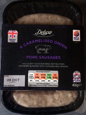 Caramelised Onion British Pork Sausages